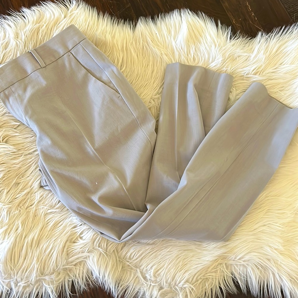 Grey ankle pants